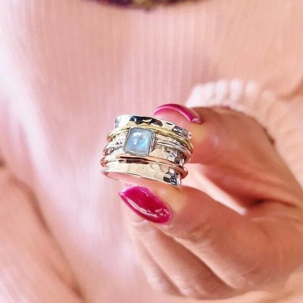 Mondstein Meditationsring