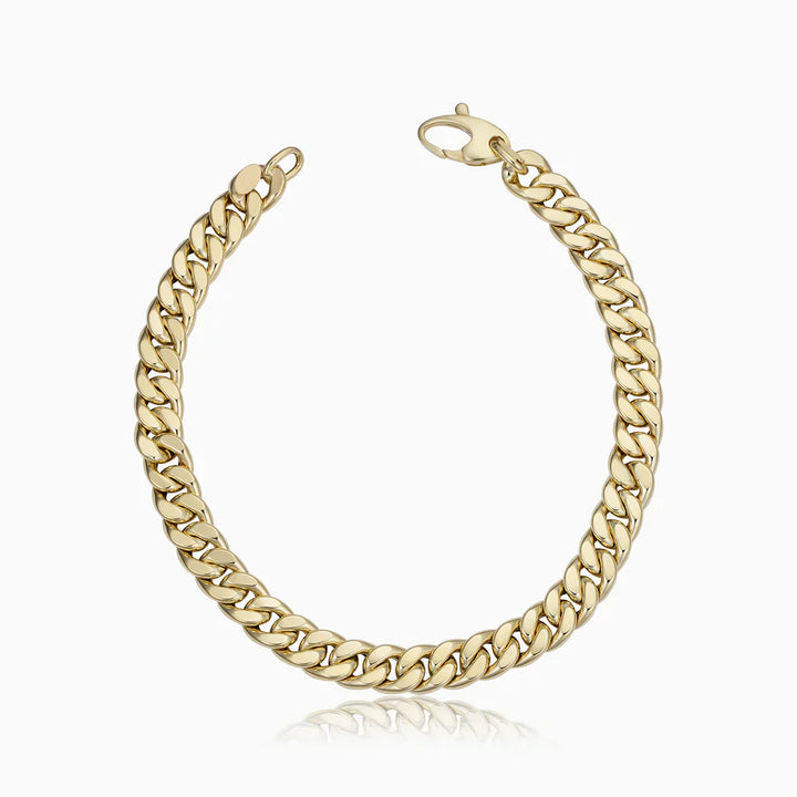 Estate Cuban Armband | Gold