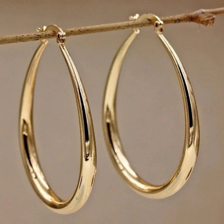 Vintage Gold Hoop Ohrringe